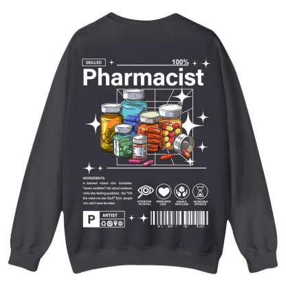 Pharmacist Casual Crewneck Sweatshirt wearishow