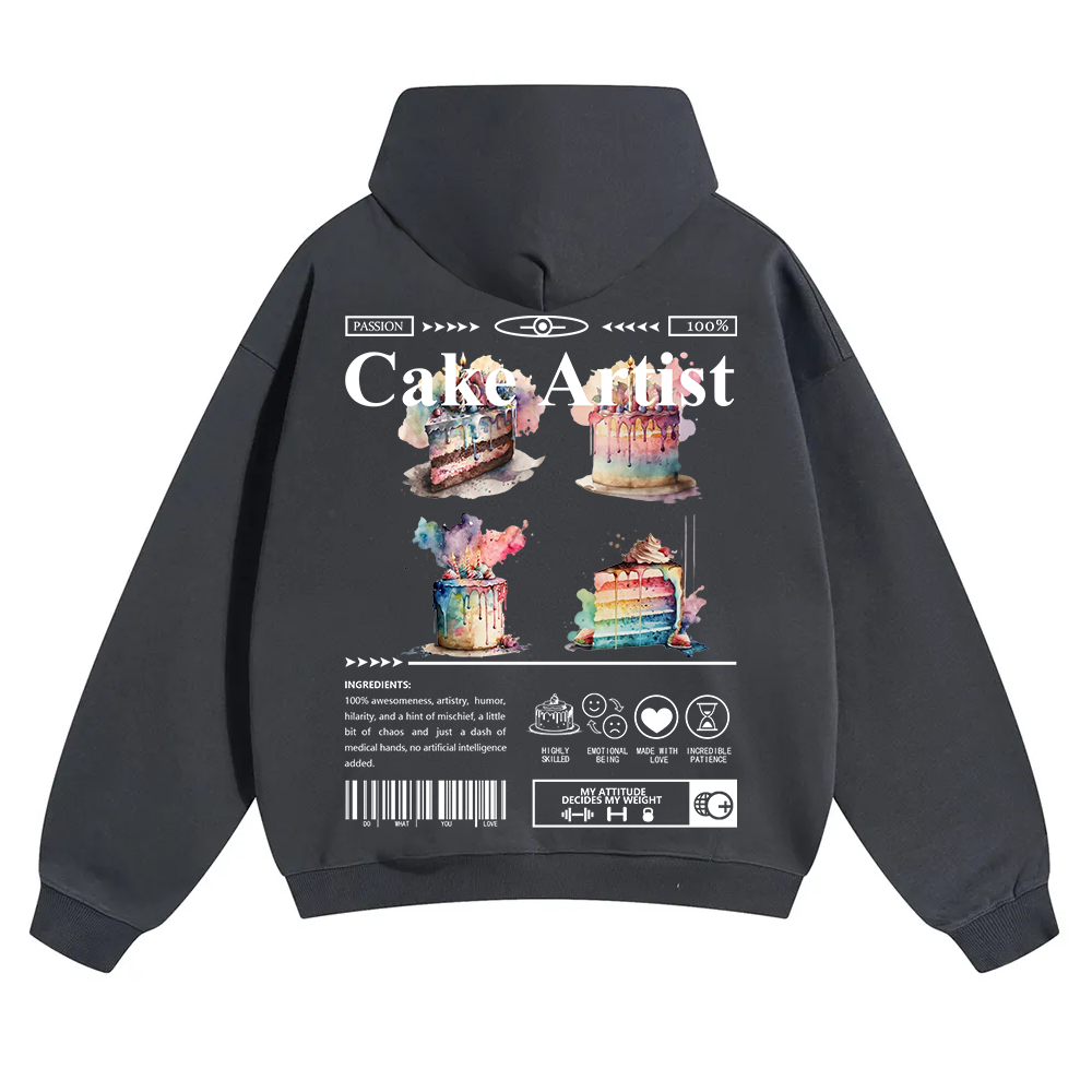Cake Artist  Unisex Solid Color Hoodie wearishow