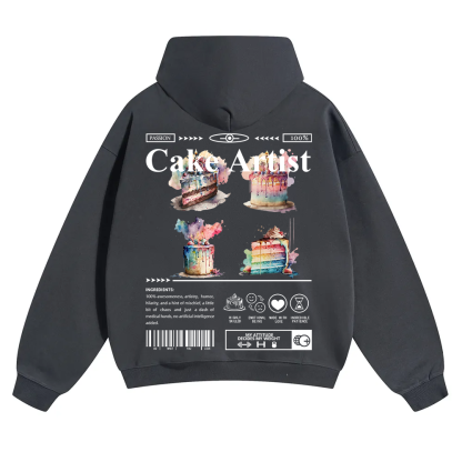 Cake Artist  Unisex Solid Color Hoodie wearishow