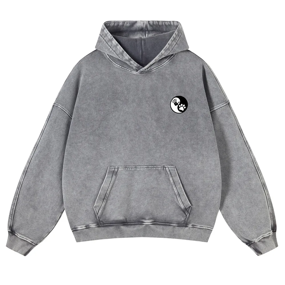 Dog Trainer Washed Hoodie wearishow