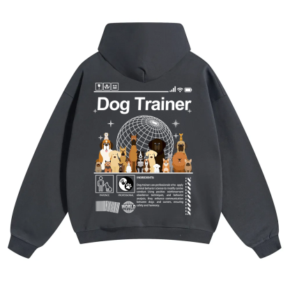 Dog Trainer Unisex Solid Color Hoodie wearishow