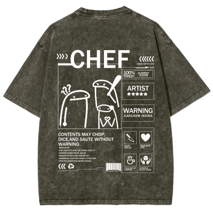 Chef Solid Color Unisex T-shirt