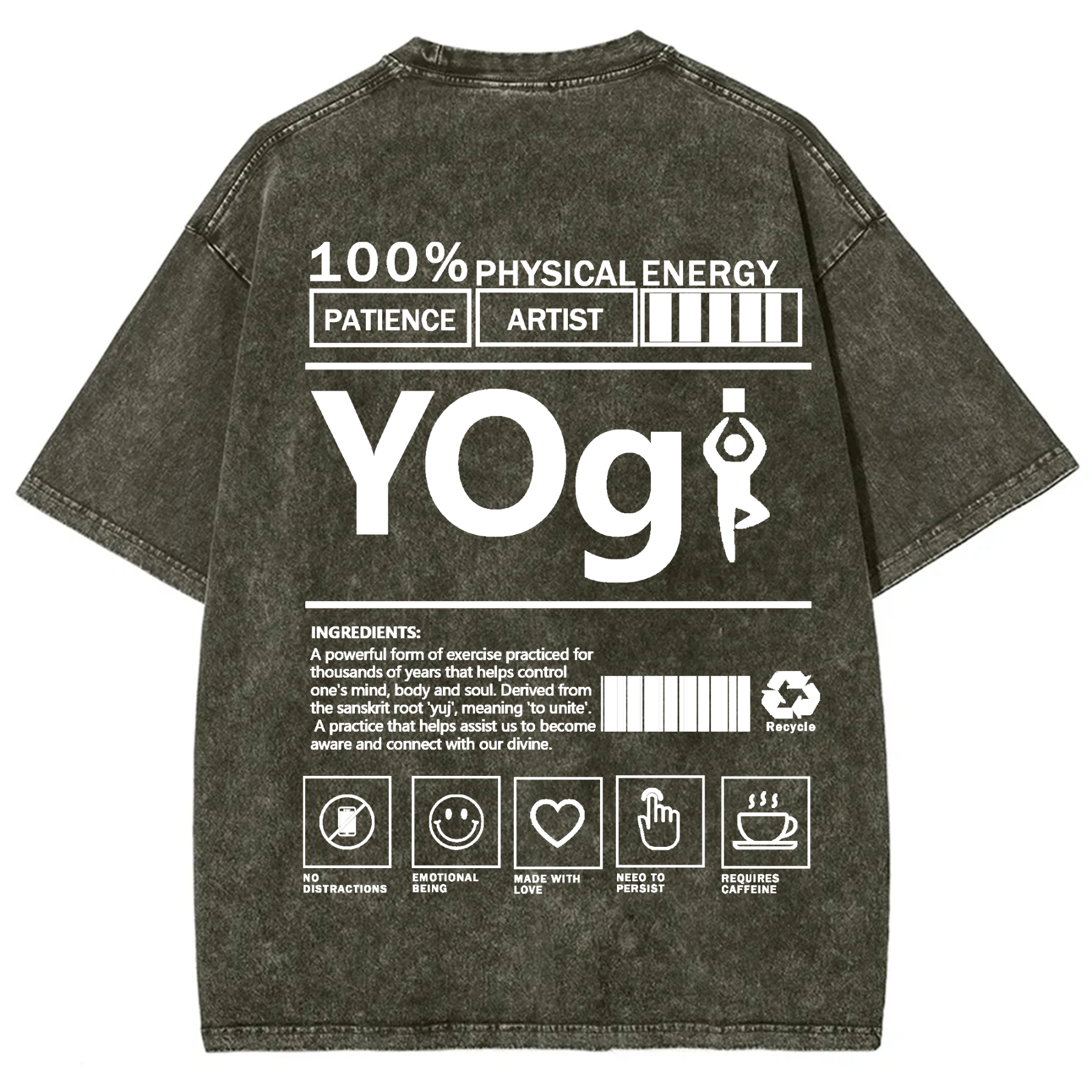 Yogi Solid Color Unisex T-shirt