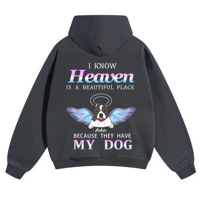 Heaven Is A Beautiful Place - Personalized Custom Unisex Hoodie