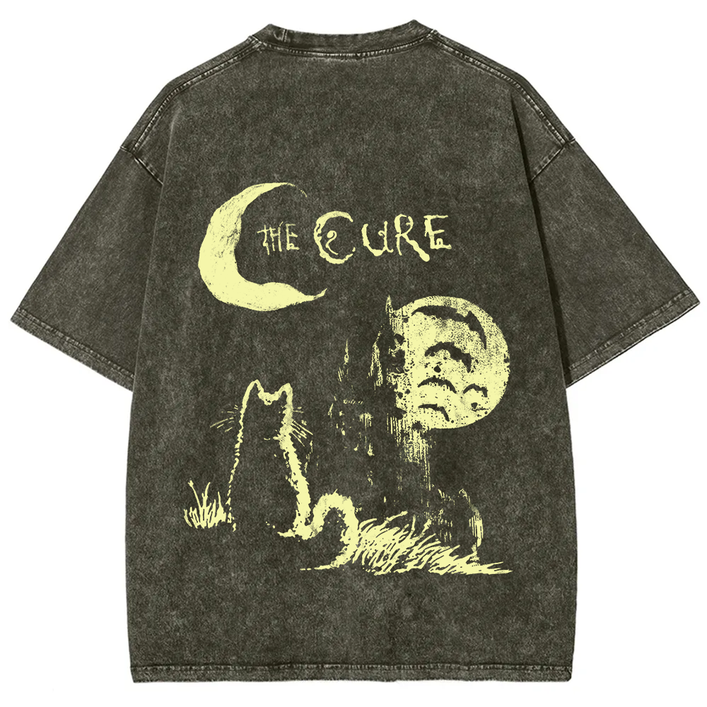  Unisex Vintage Washed The Cure Tank Top T-Shirt