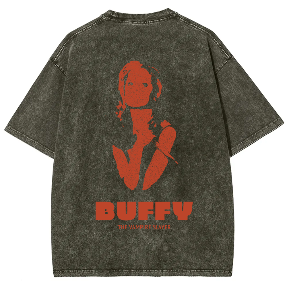 Buffy The Vampire Slayer TV Series Vintage Washed T-Shirt