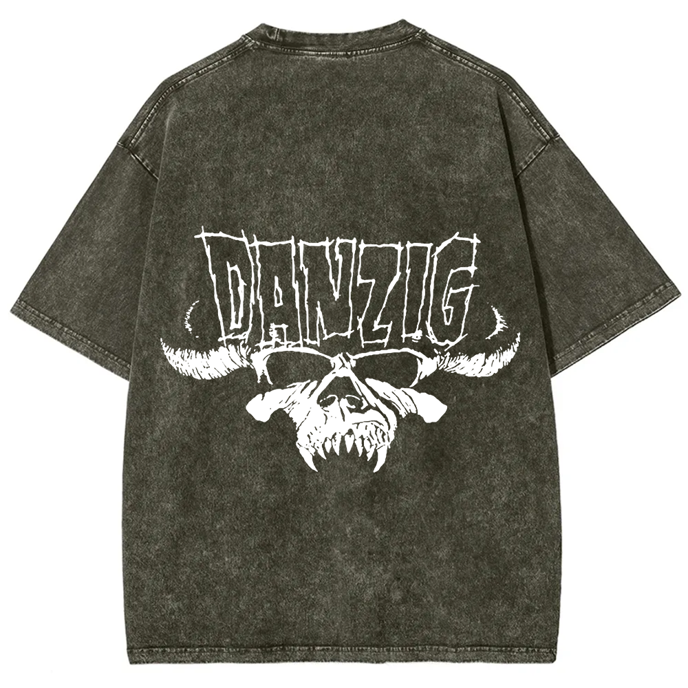 Unisex Vintage Washed DANZIG T-Shirt
