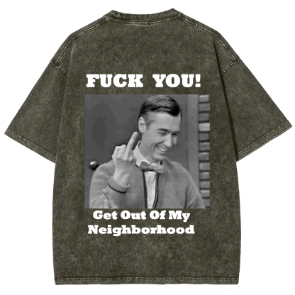 Fuck You Print Casual T-Shirt