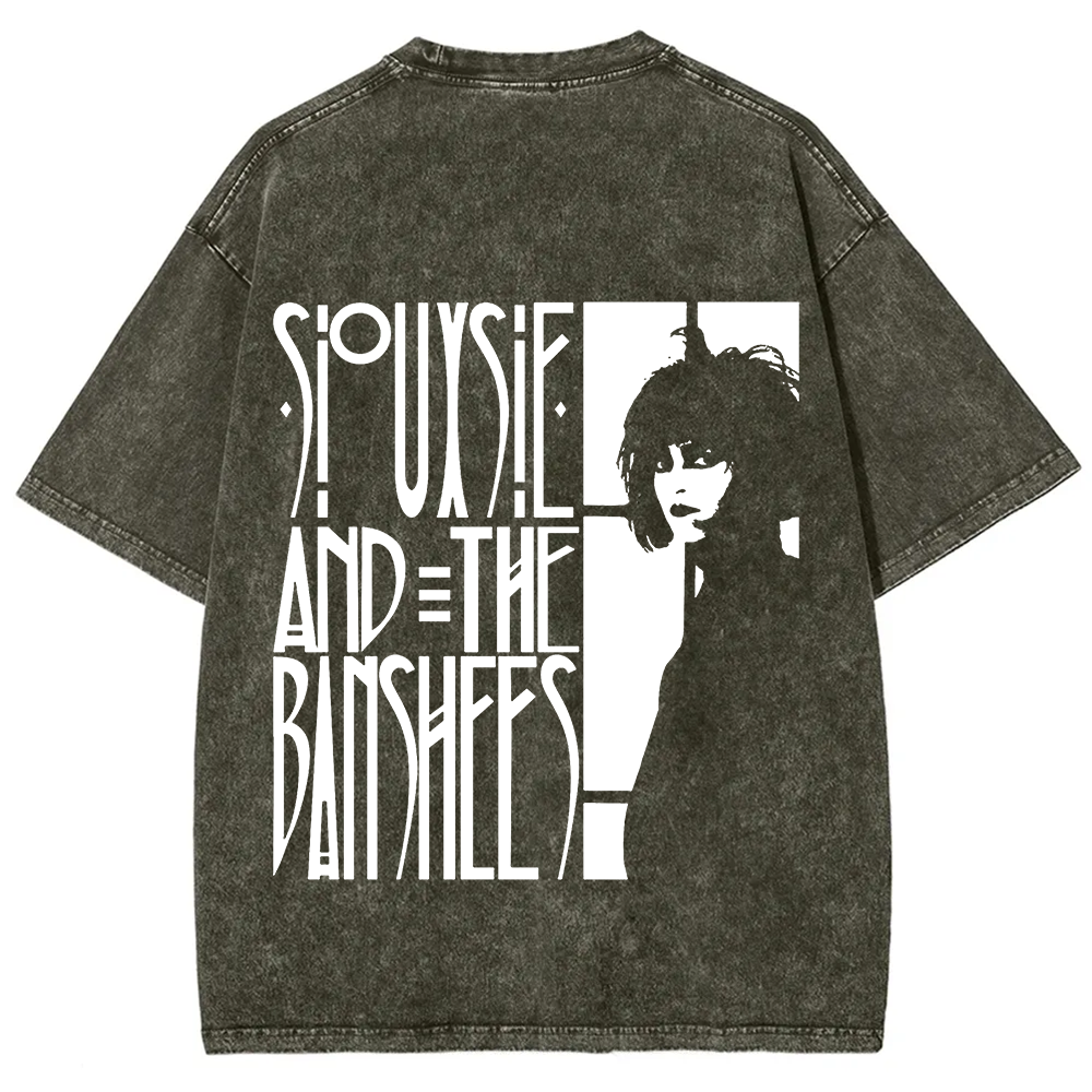 Unisex Vintage Washed Siouxsie and the Banshees T-Shirt