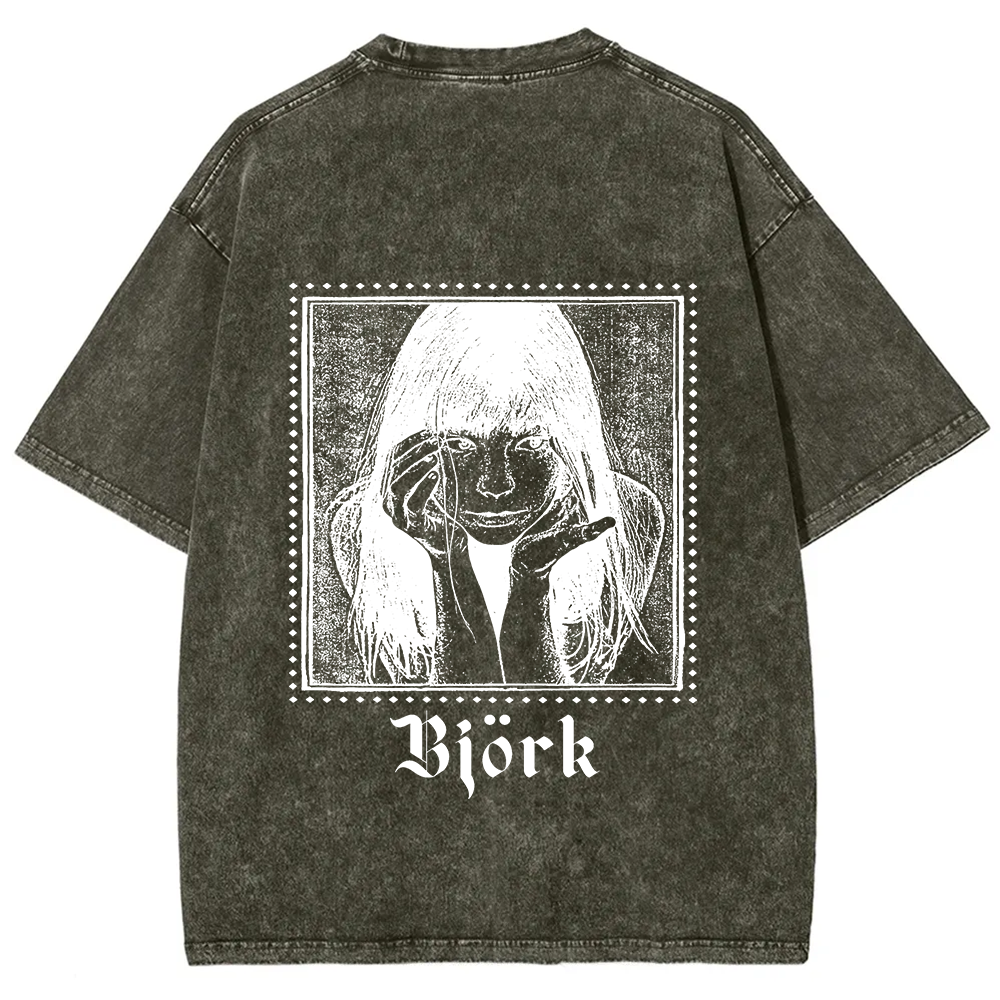 Björk Singer Vintage Washed T-Shirt