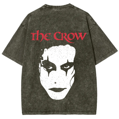 Unisex Vintage Washed The Crow T-Shirt