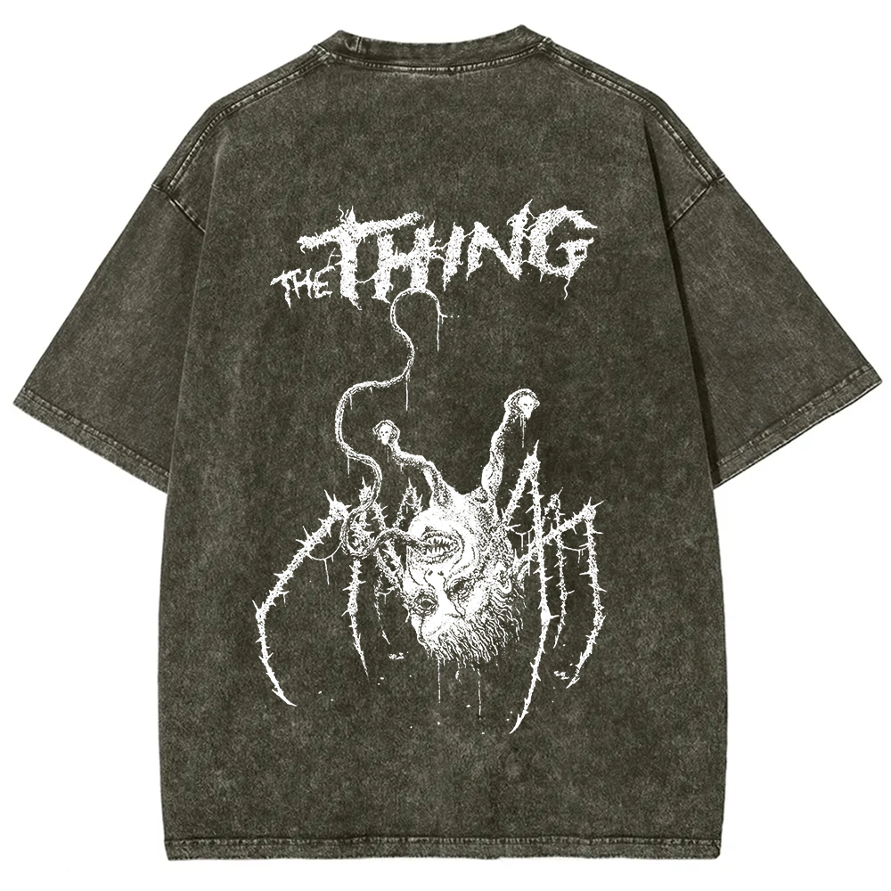 Unisex Horror The thing Print T-Shirt