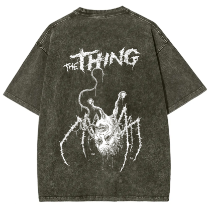 Unisex Horror The thing Print T-Shirt