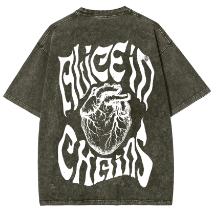 Unisex Vintage Washed Alice in Chains T-Shirt