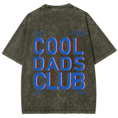 Cool Dads Club Unisex Fit Washed T-Shirt