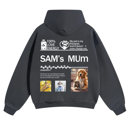 Pet Photo Creative Customized Unisex Hoodie
