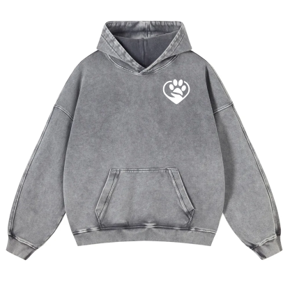 Pet Photo Creative Customized Unisex Washed Hoodie