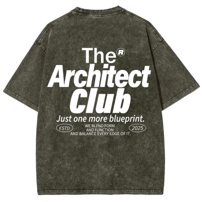 The Architect Club Unisex Fit Washed T-Shirt