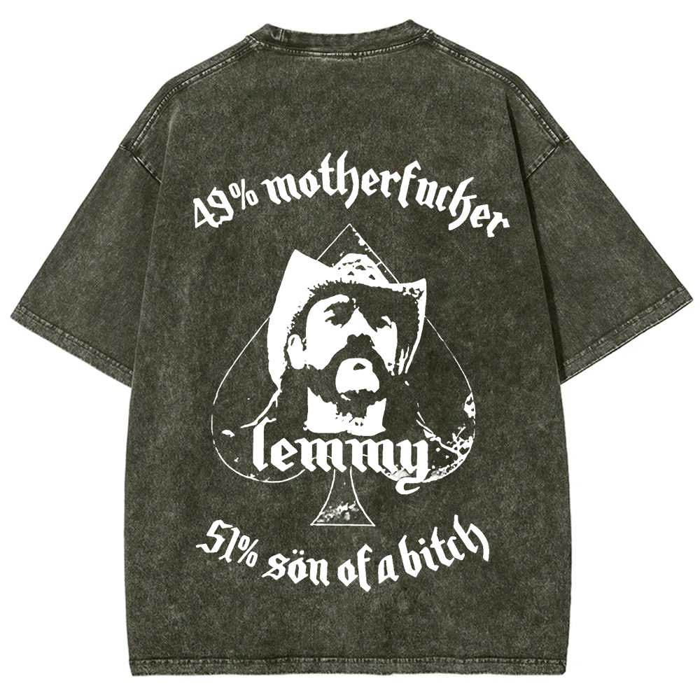  Motörhead Vintage Washed Lemmy Motorhead t-Shirt