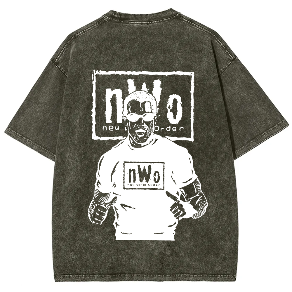 Wrestling Washed New World Order WWE t-Shirt