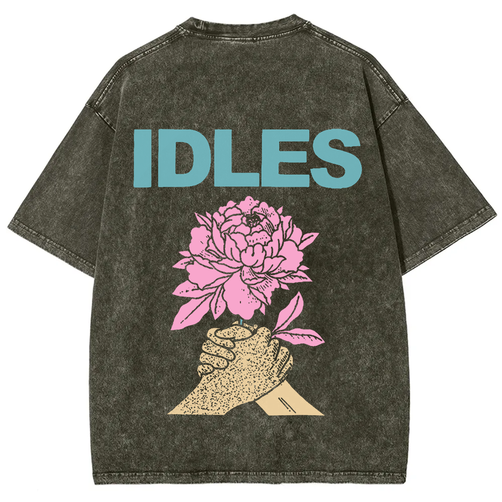  Idles Band Vintage Washed  t-Shirt