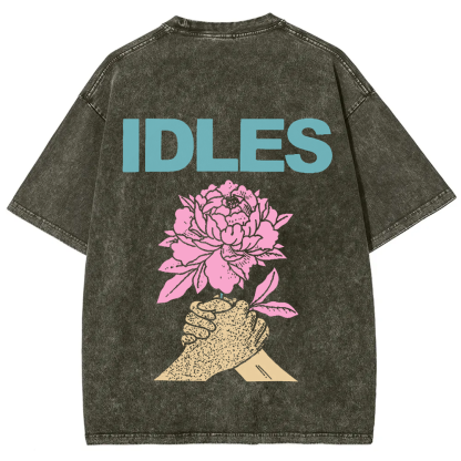 Idles Band Vintage Washed  t-Shirt