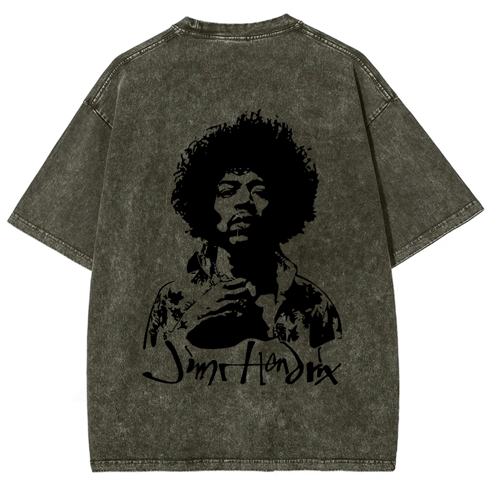 The Jimi Hendrix Experience Band Casual Printed t-Shirt
