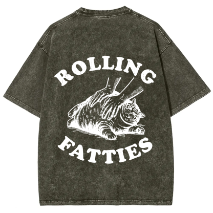 Unisex Rolling Fatties Print Classic t-Shirt