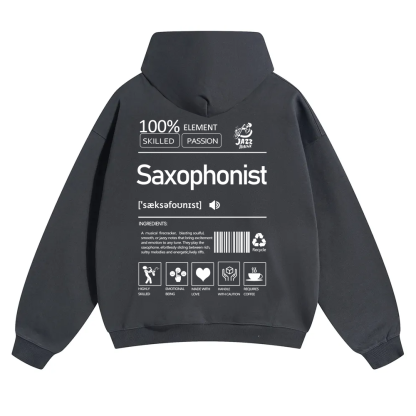 Saxophonist Unisex  Hoodie wearishow