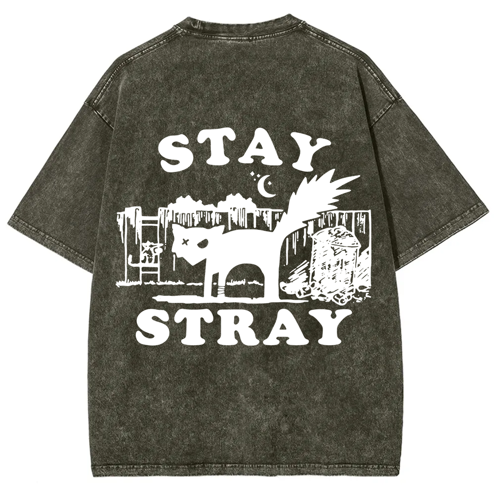 Stray Cat Funny Retro Graphic Unisex Classic t-Shirt