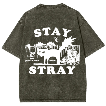 Stray Cat Funny Retro Graphic Unisex Classic t-Shirt