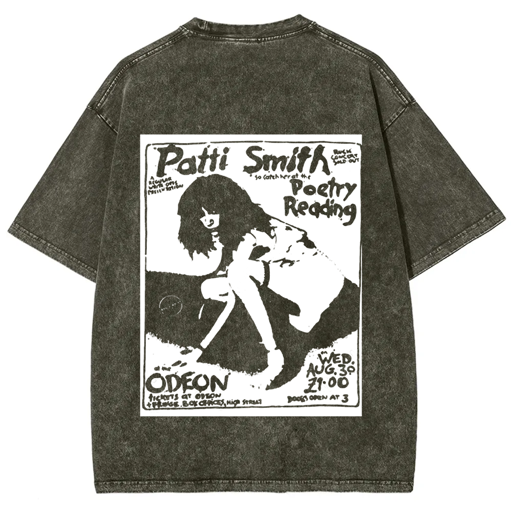 Patti Smith Celebrities Washed t-Shirt