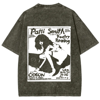 Patti Smith Celebrities Washed t-Shirt