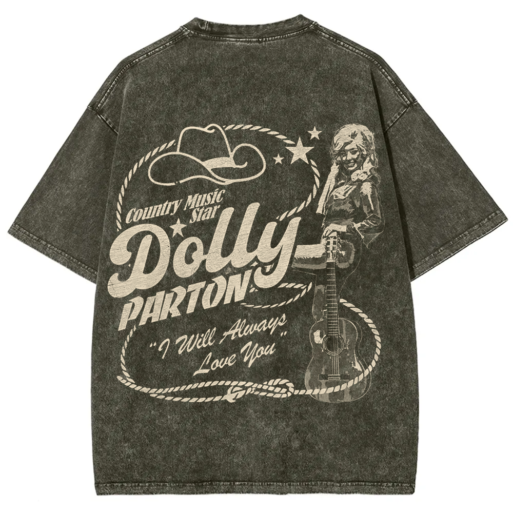 Dolly Parton Singer Washed t-Shirt