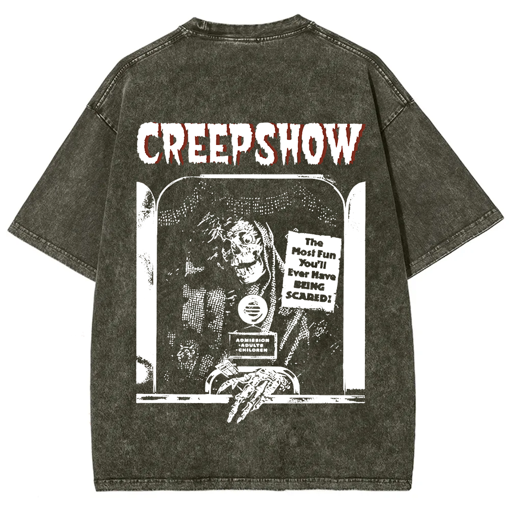 Unisex Washed  Creepshow Horror Movie t-Shirt