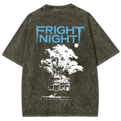 Unisex Vintage Washed Fright Night t-Shirt
