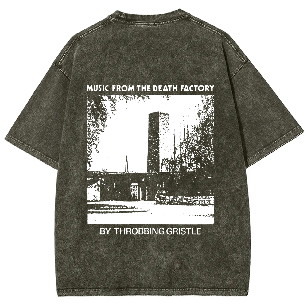 Music From The Death Factory - Throbbing Gristle Band t-Shirt