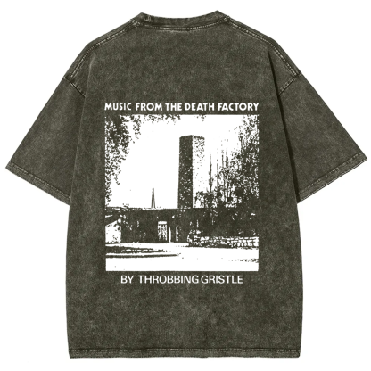 Music From The Death Factory - Throbbing Gristle Band t-Shirt