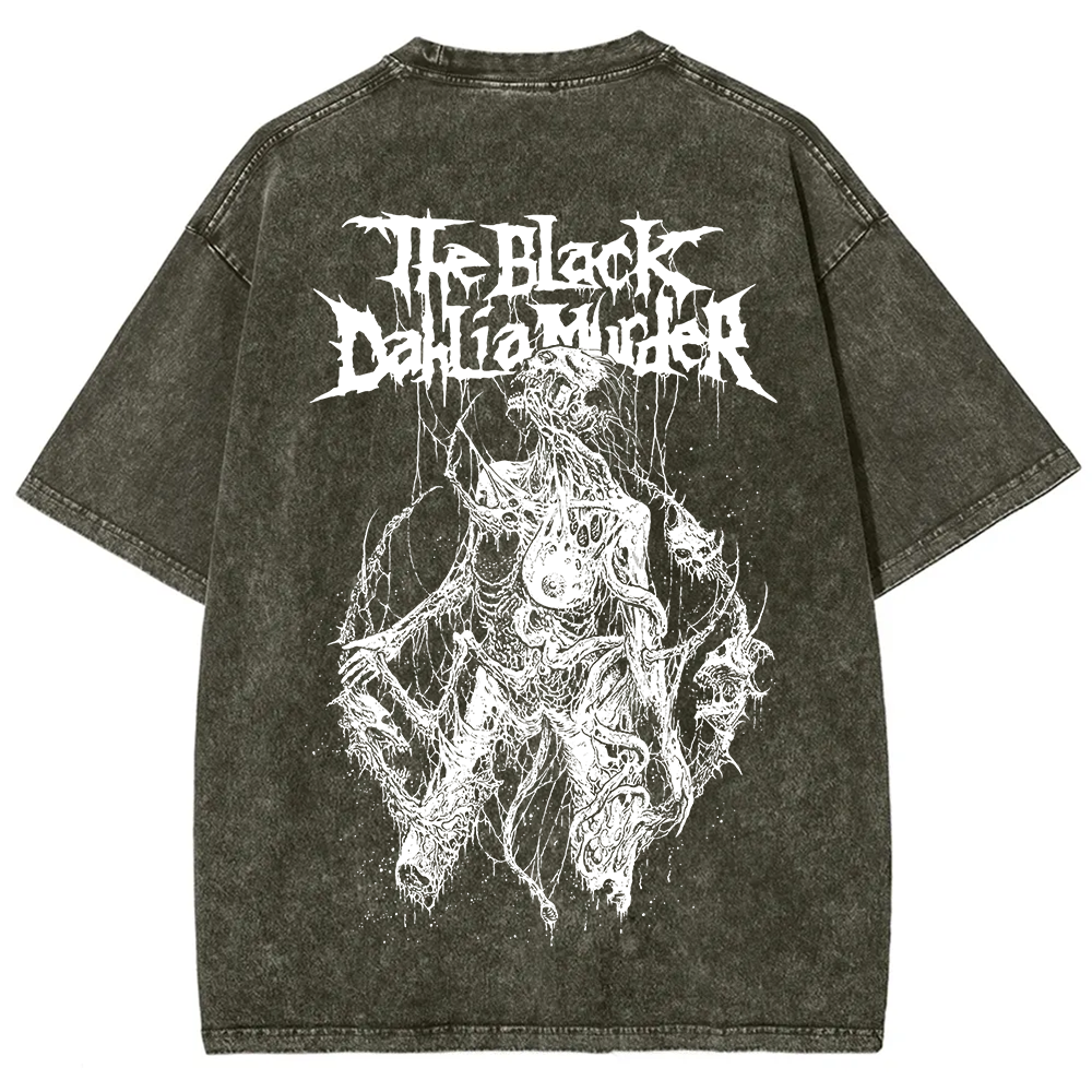 Unisex Vintage The Black Dahila Zombie t-Shirt