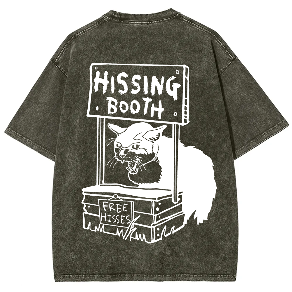Unisex Cat pattern print t-Shirt
