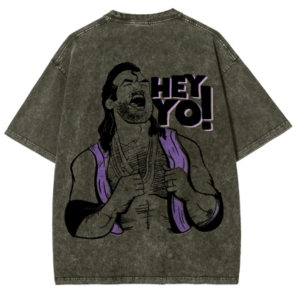 WWE Razor Ramon-Scott Hall HEY YO Casual Printed t-Shirt