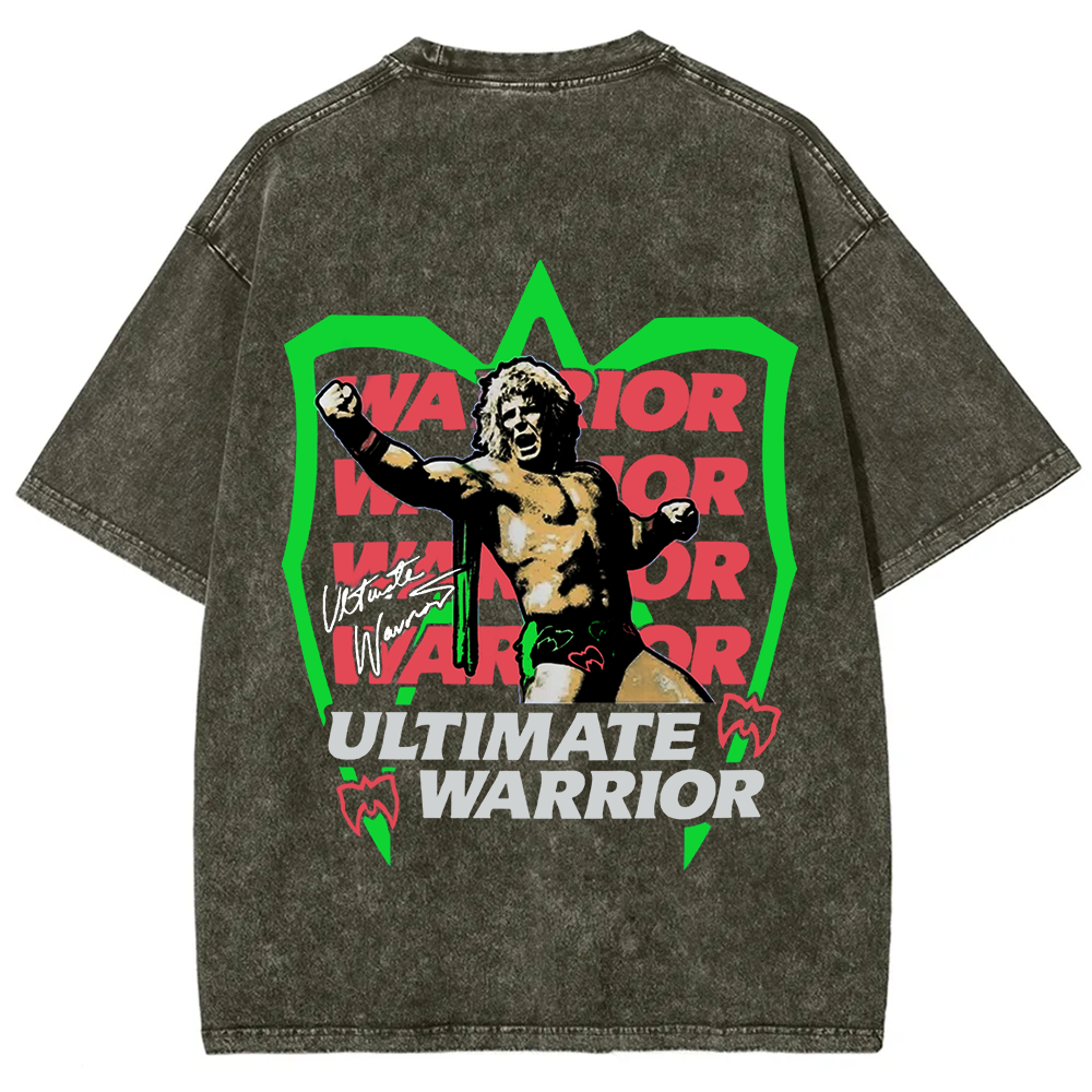 WWE Ultimate Warrior Wrestling Casual Printed t-Shirt