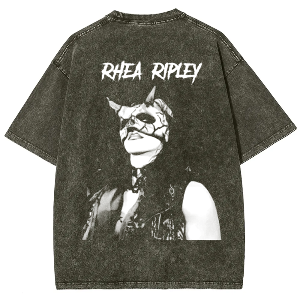 WWE Rhea Ripley The Mask Washed t-Shirt