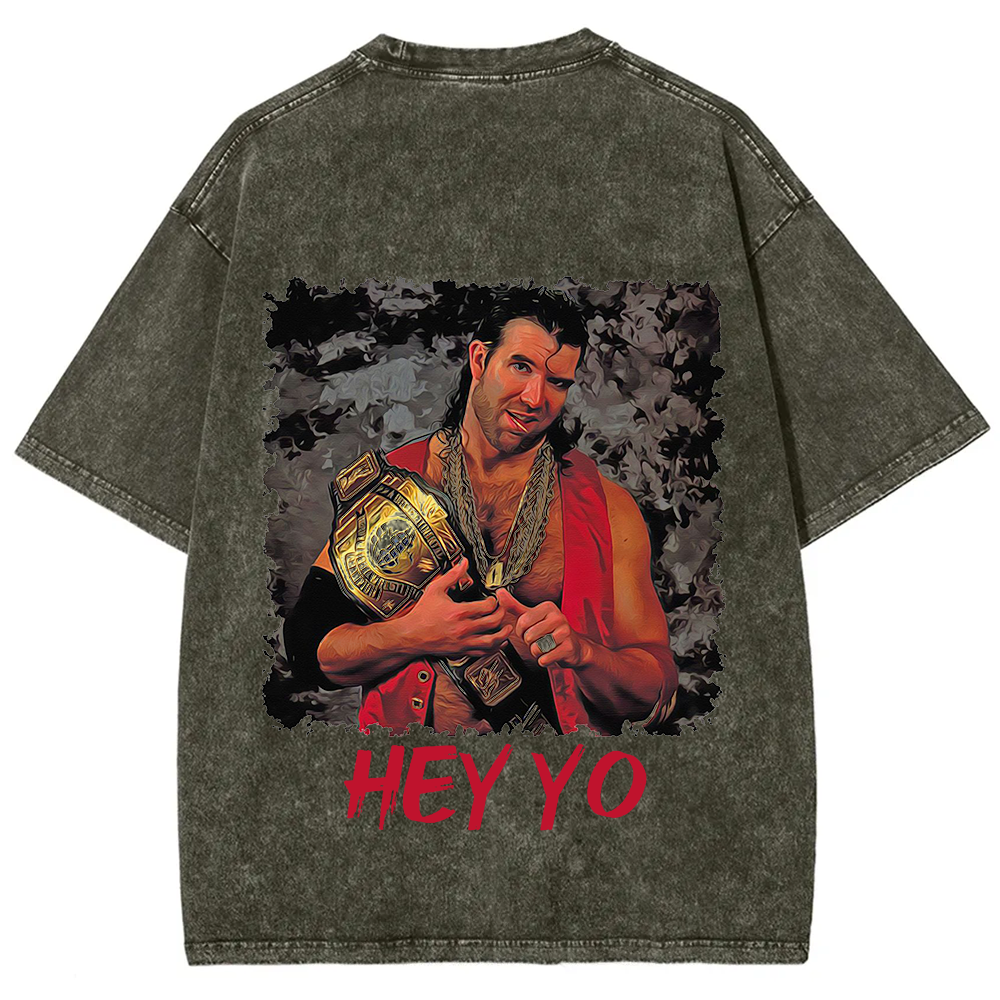 WWE Razor Ramon-Scott Hall HEY YO Casual Printed t-Shirt