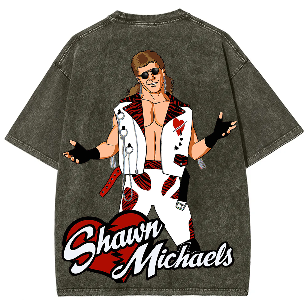 WWE Shawn Michaels Casual Printed t-Shirt