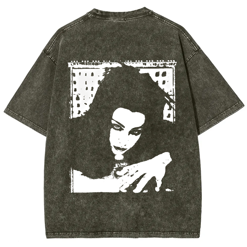Unisex Vintage Washed Amy Lee Singer t-Shirt