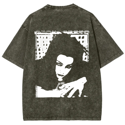 Unisex Vintage Washed Amy Lee Singer t-Shirt