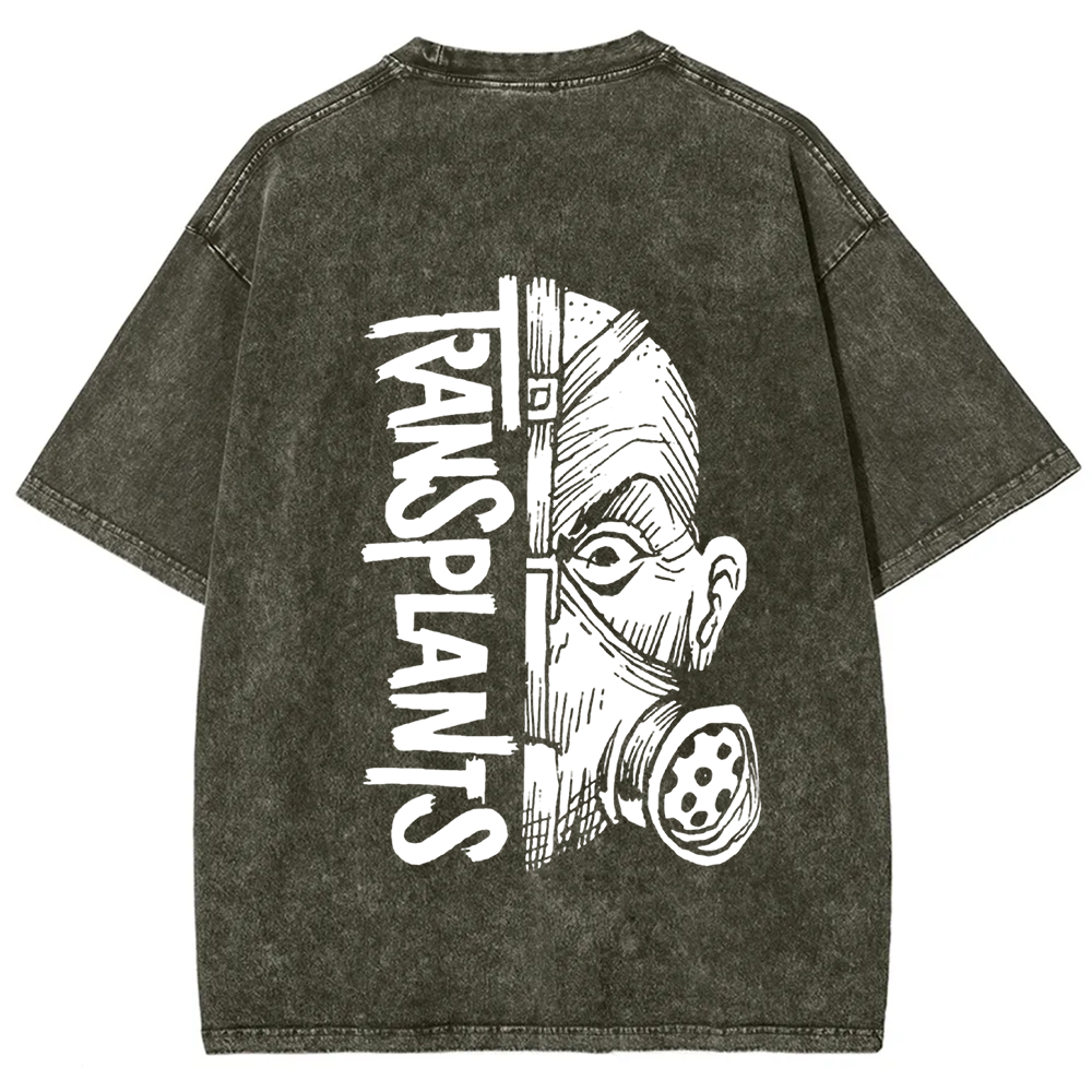 Unisex Vintage Washed Transplants Band t-Shirt