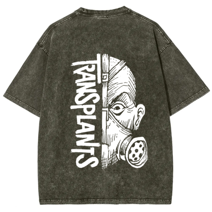 Unisex Vintage Washed Transplants Band t-Shirt