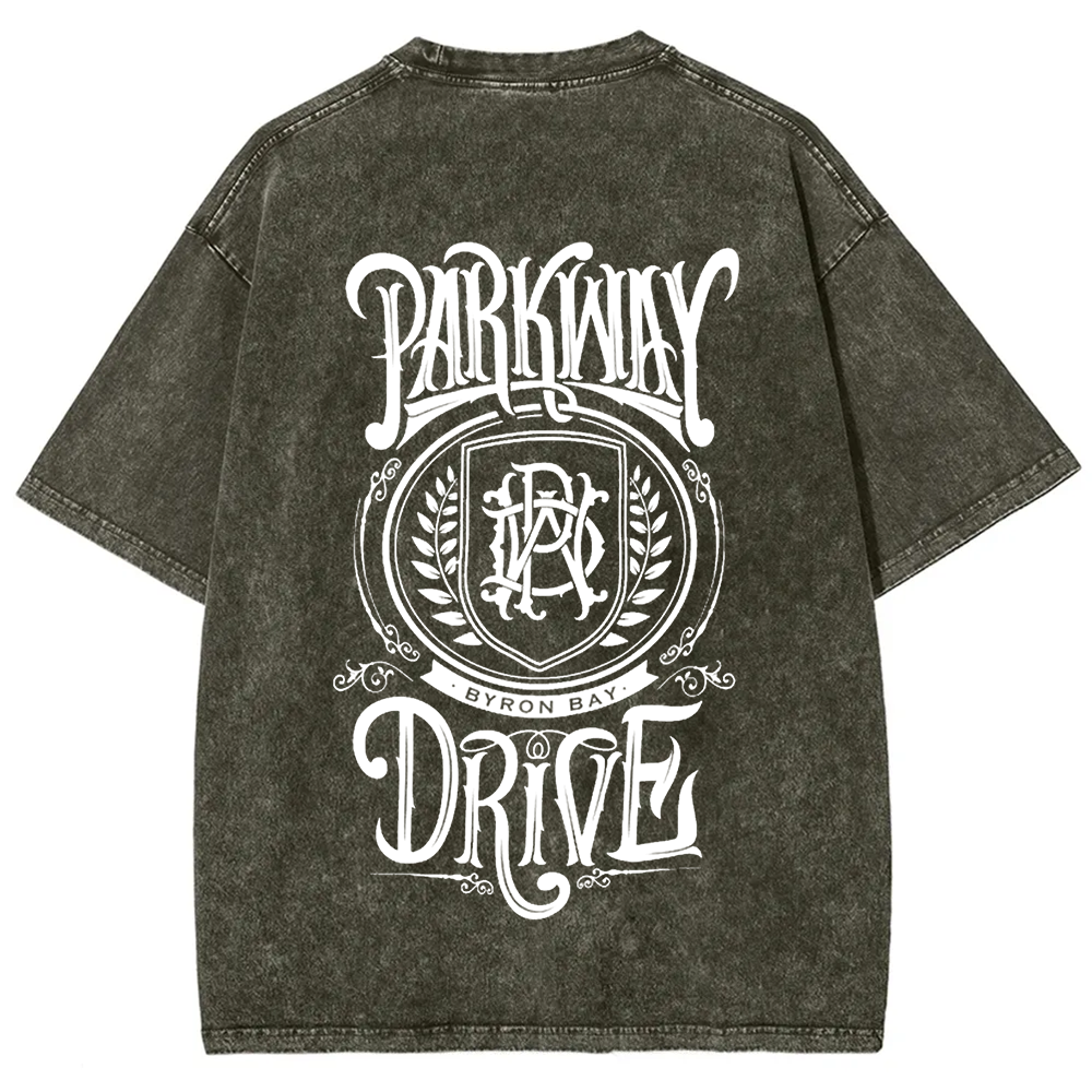 Unisex Vintage Washed  Parkway Drive Band t-Shirt